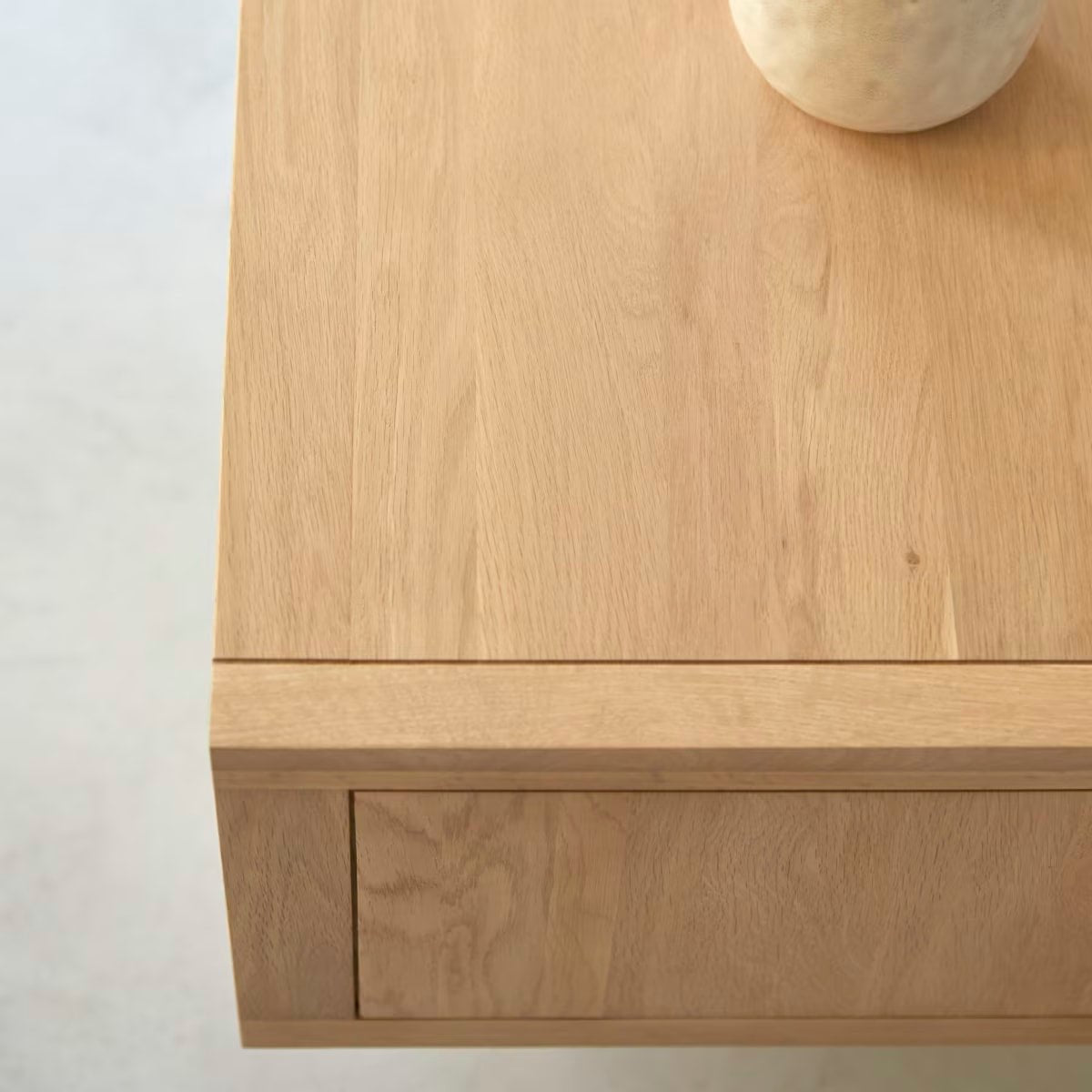 Lorris Natural Solid Oak Entertainment Unit - Oak Furniture Store