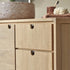 Lorris Natural Solid Oak Single Basin Vanity Unit - Oak Furniture Store