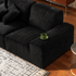 Loveren Black Chenille Sofa