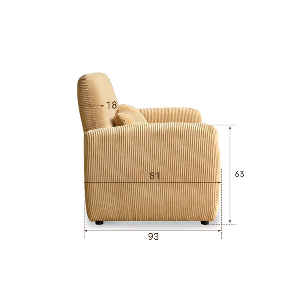 Lucca Corduroy Sofa Bed