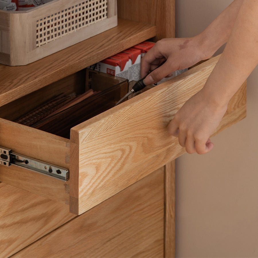 Lund Natural Solid Oak Sideboard | Oak Furniture Store