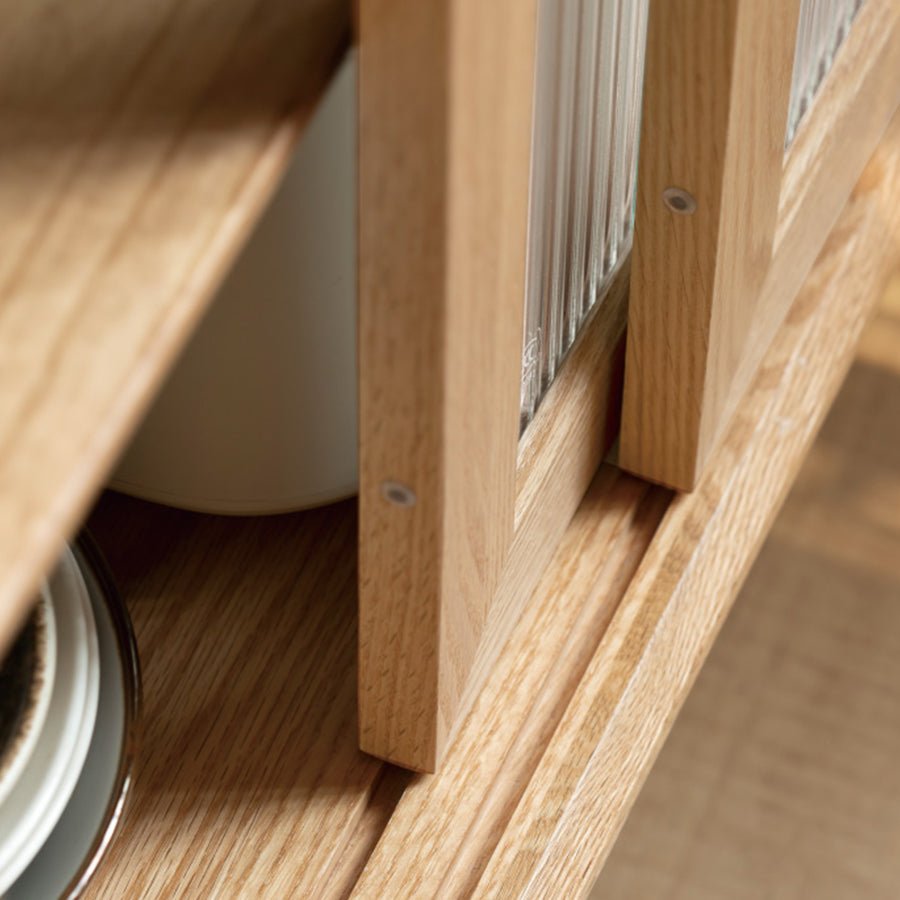 Lund Natural Solid Oak Small Sideboard | Oak Furniture Store