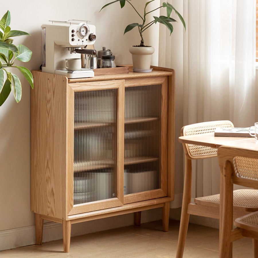 Lund Natural Solid Oak Small Sideboard | Oak Furniture Store