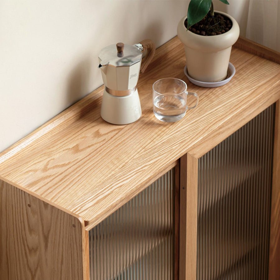 Lund Natural Solid Oak Small Sideboard | Oak Furniture Store