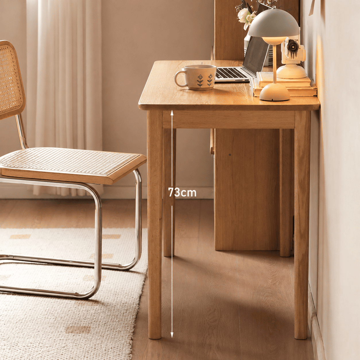 Lyon Natural Solid Oak Office Desk