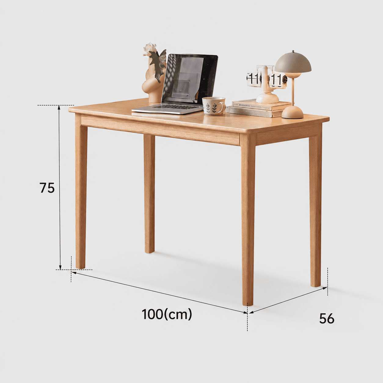 Lyon Natural Solid Oak Office Desk