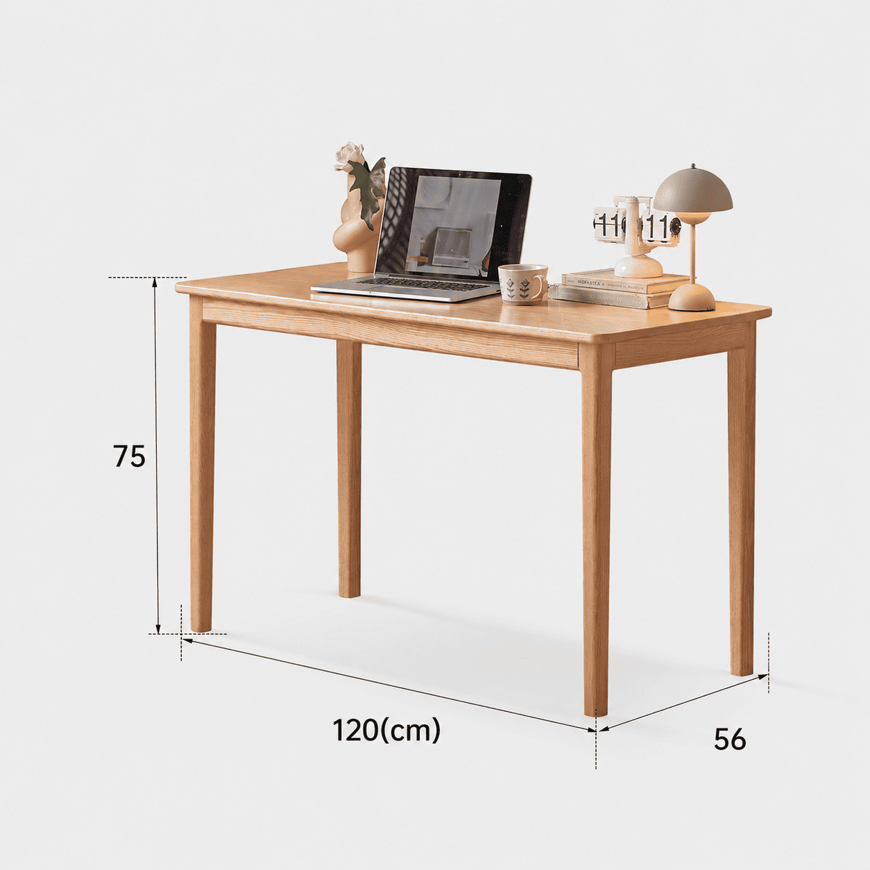Lyon Natural Solid Oak Office Desk
