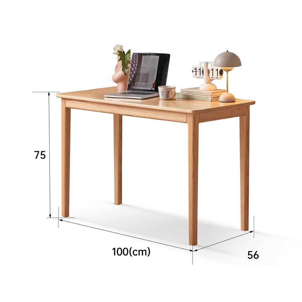 Lyon Natural Solid Oak Office Desk