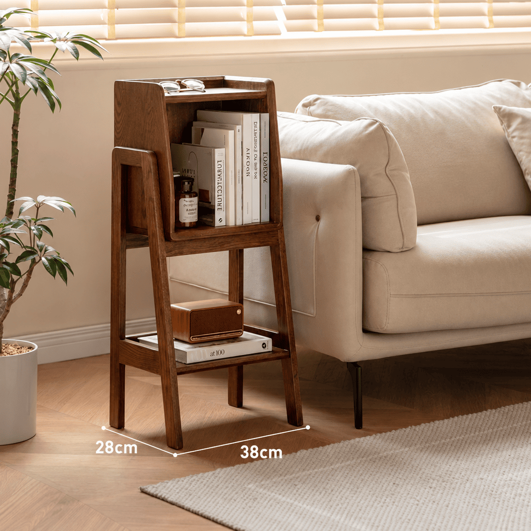 Macon Solid Oak Small Bookcase