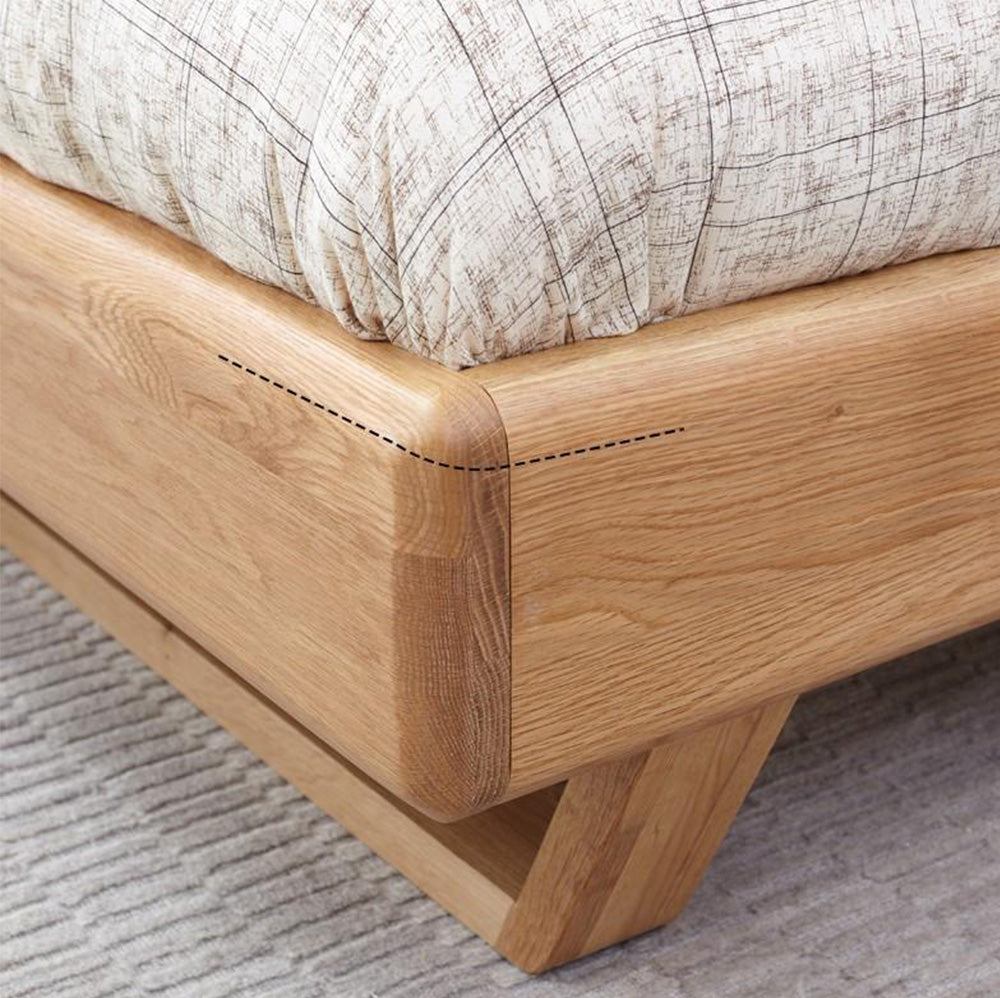 Manchester Natural Solid Oak Bed Frame