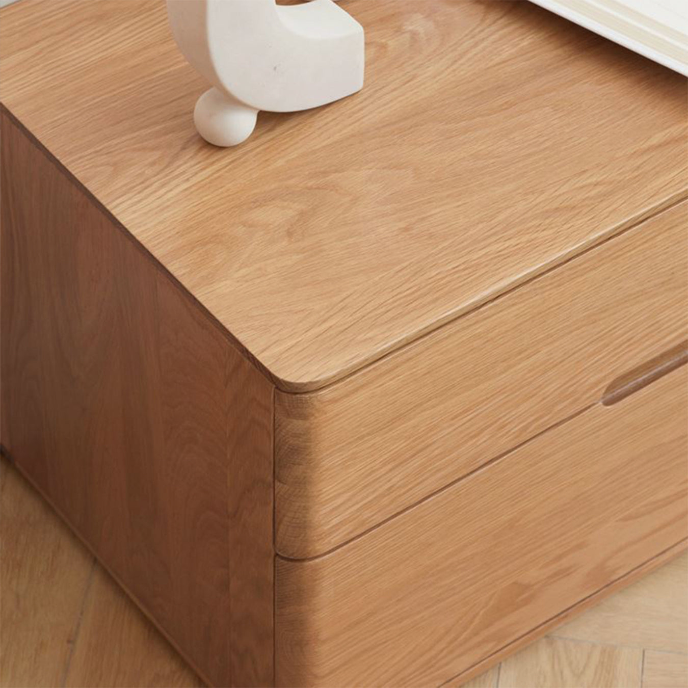 Manchester Natural Solid Oak large TV Unit