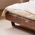 Manchester Natural Solid Walnut Bed Frame - Oak Furniture Store & Sofas