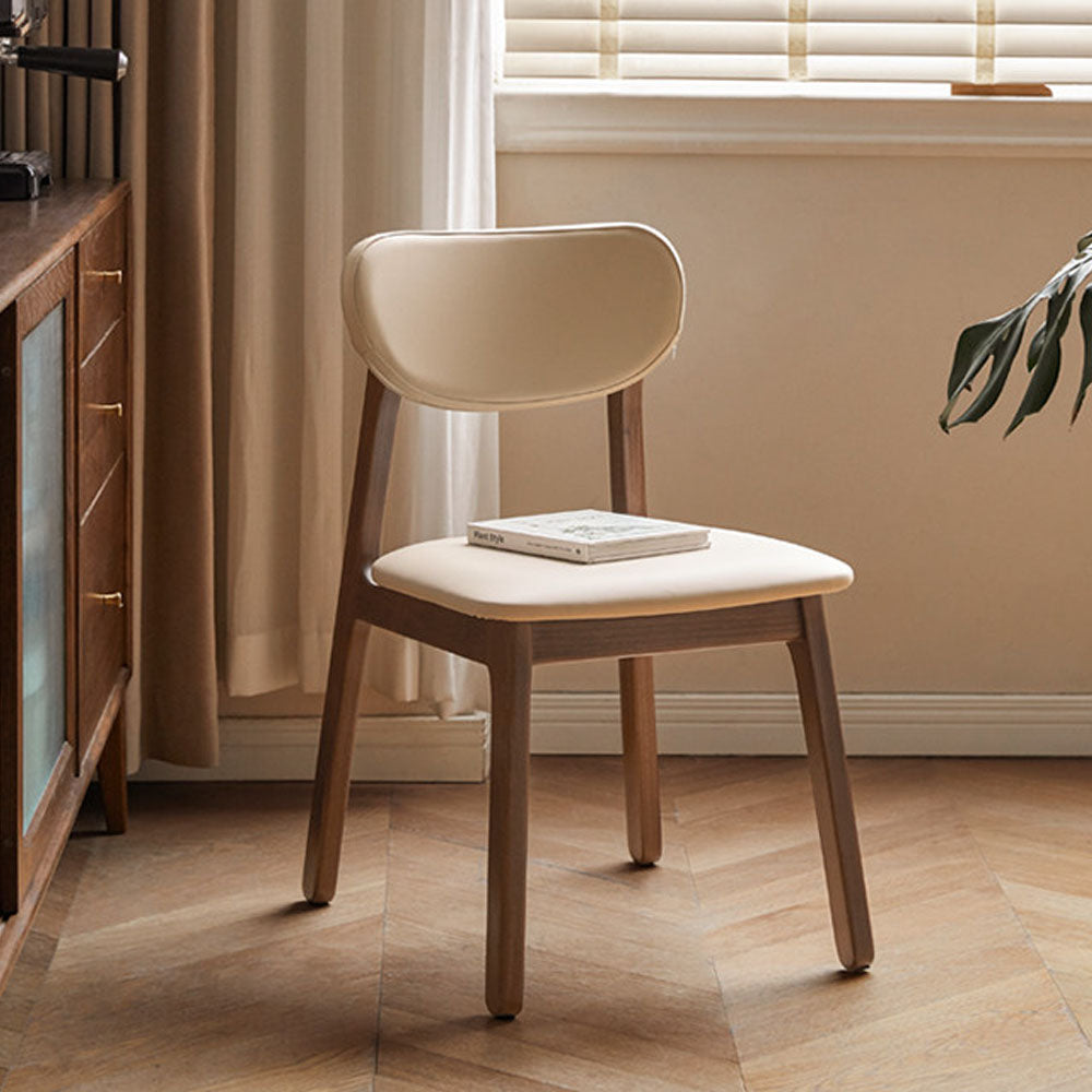 Marche Natural Solid Walnut Dining Chair