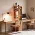 Marradi Natural Solid Oak Slim Bookcase