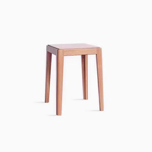 Matsue Natural Solid Wood Stacking Stool - Oak Furniture Store