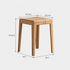 Matsue Natural Solid Hardwood Stacking Stool