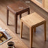 Matsue Natural Solid Hardwood Stacking Stool