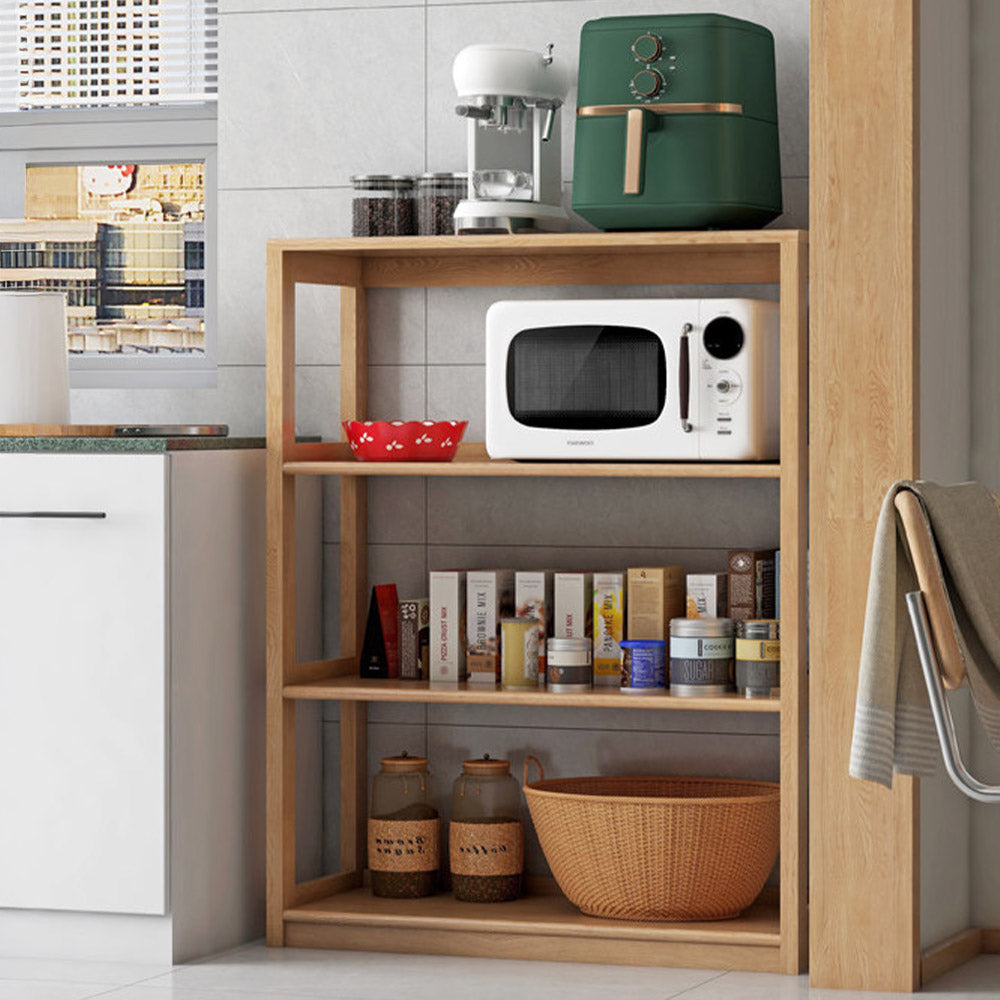 Medolla Natural Solid Oak Storage Shelf