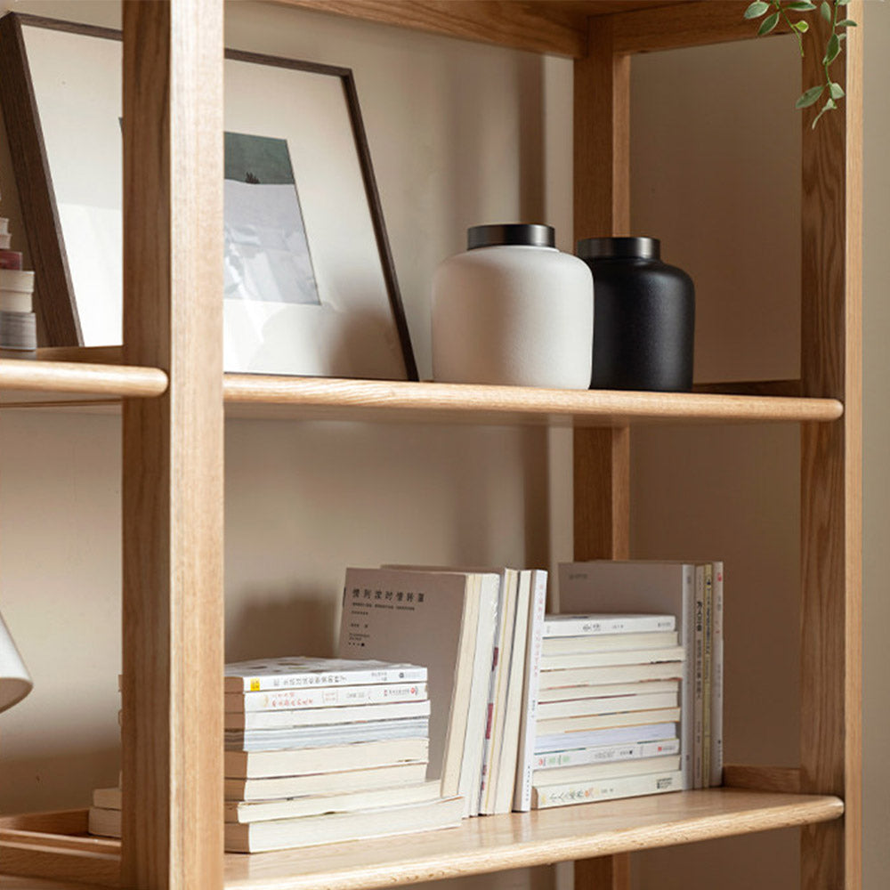 Medolla Natural Solid Oak Storage Shelf