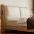 Menet Natural Solid Oak Cushion Back Bed Frame | Oak Furniture Store