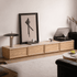 Mesa Natural Solid Oak Entertainment Unit with Ceramic Top