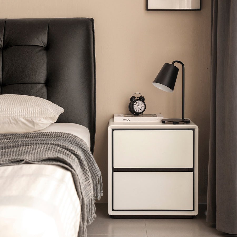 Miers Solid Rubber Wood Floor Standing Bedside Table | Oak Furniture Store