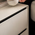 Miers Solid Rubber Wood Floor Standing Bedside Table