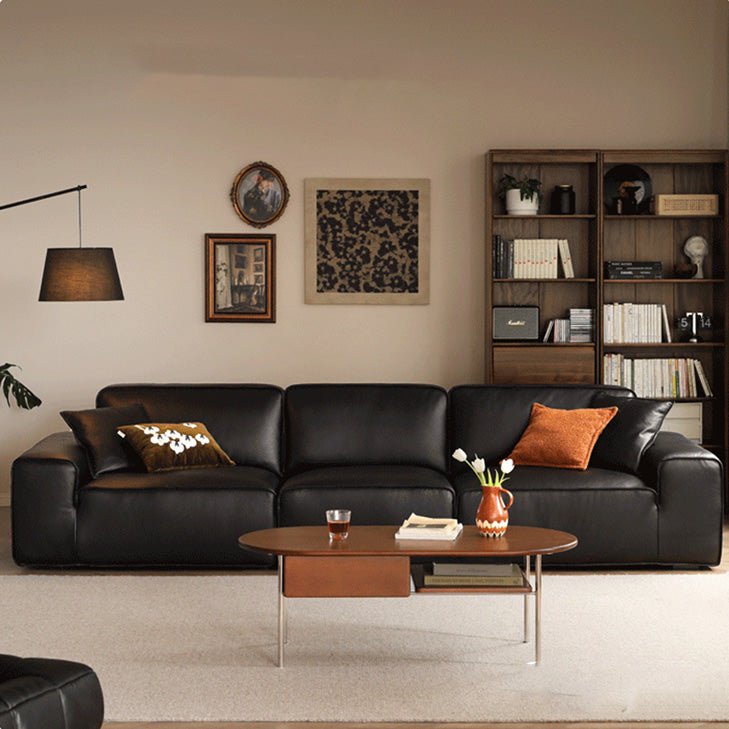 Mionden Genuine Leather Sofa - Oak Furniture Store