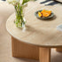 Mirto Natural Solid Oak Coffee Table with Ceramic Top