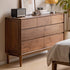 Mocha Solid Walnut 3+4 Chest of Drawers - Oak Furniture Store
