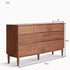 Mocha Solid Walnut 3+4 Chest of Drawers - Oak Furniture Store
