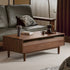 Modena Natural Solid Walnut Coffee Table