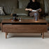 Modena Natural Solid Walnut Coffee Table