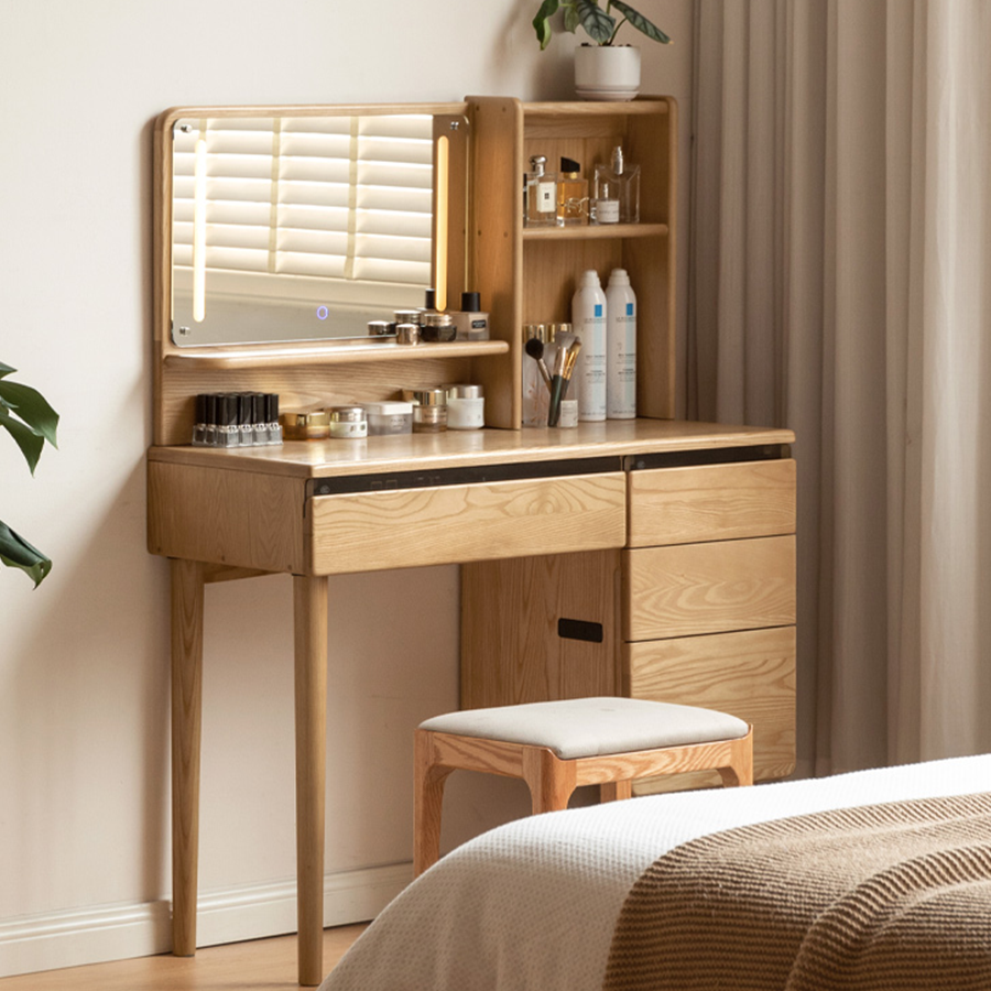 Montclar Natural Solid Ash Dressing Table