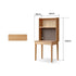 Monte Natural Solid Oak Desk with Hutch