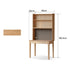 Monte Natural Solid Oak Desk with Hutch