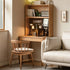 Monte Natural Solid Oak Desk with Hutch