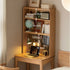 Monte Natural Solid Oak Desk with Hutch