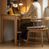 Monte Natural Solid Oak Desk with Hutch
