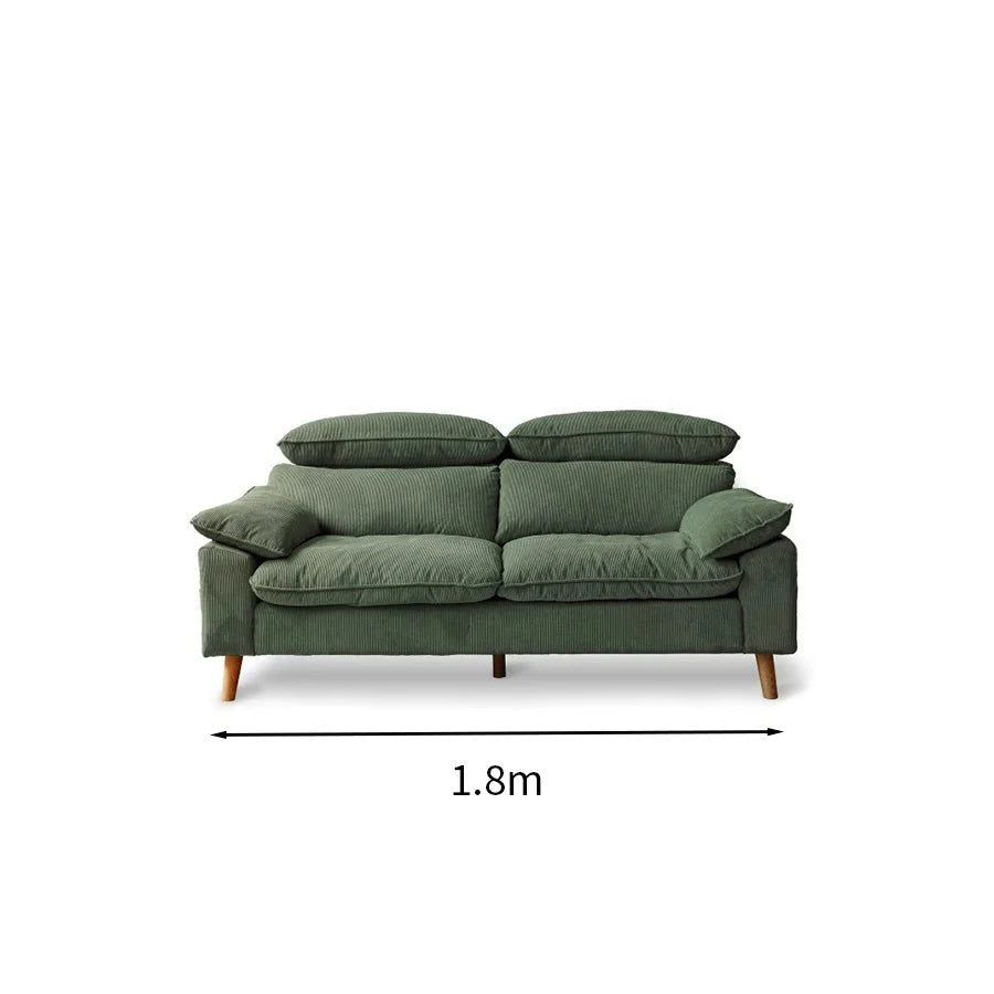 Mork Corduroy Fabric Sofa