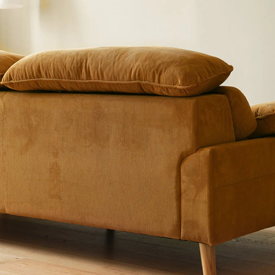 Mork Corduroy Fabric Sofa