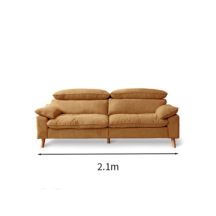 Mork Corduroy Fabric Sofa | Oak Furniture Store
