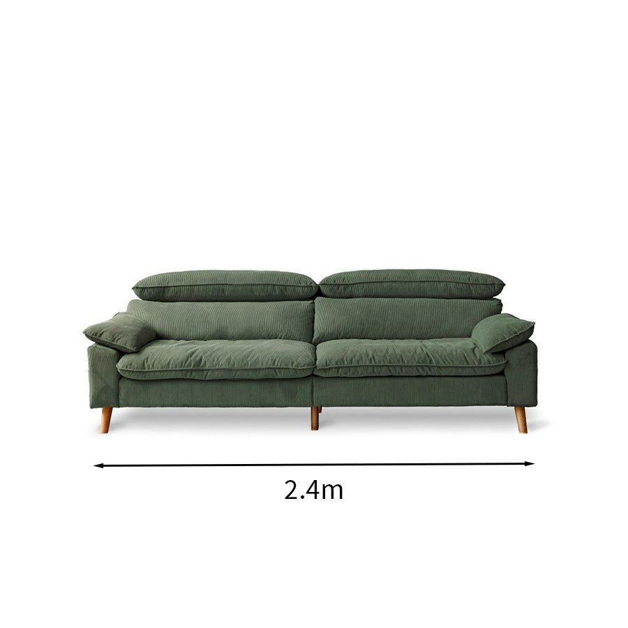 Mork Corduroy Fabric Sofa | Oak Furniture Store