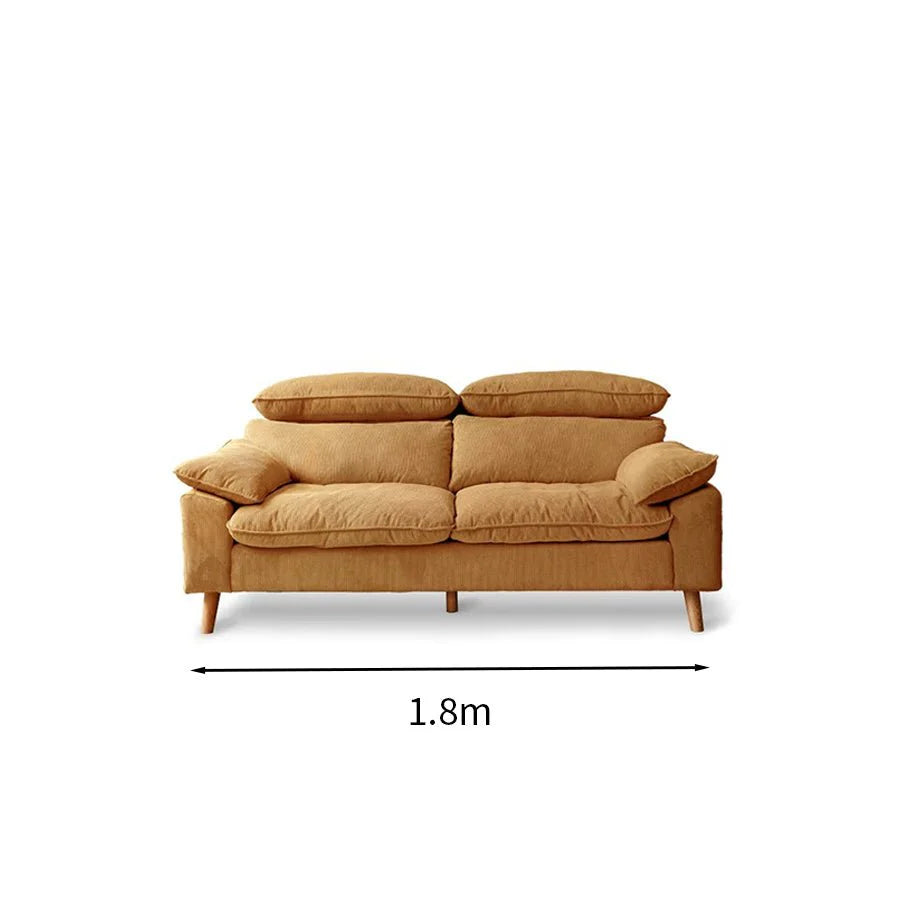 Mork Corduroy Fabric Sofa