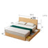 Mosby Solid Ash Box Body Bed Frame | Oak Furniture Store