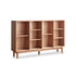Myrland Natural Solid Oak Low Bookcase | Oak Furniture Store