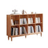 Myrland Natural Solid Oak Low Bookcase | Oak Furniture Store