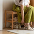 Nara Natural Solid Oak Shoe Bench