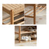 Nara Natural Solid Oak Shoe Bench