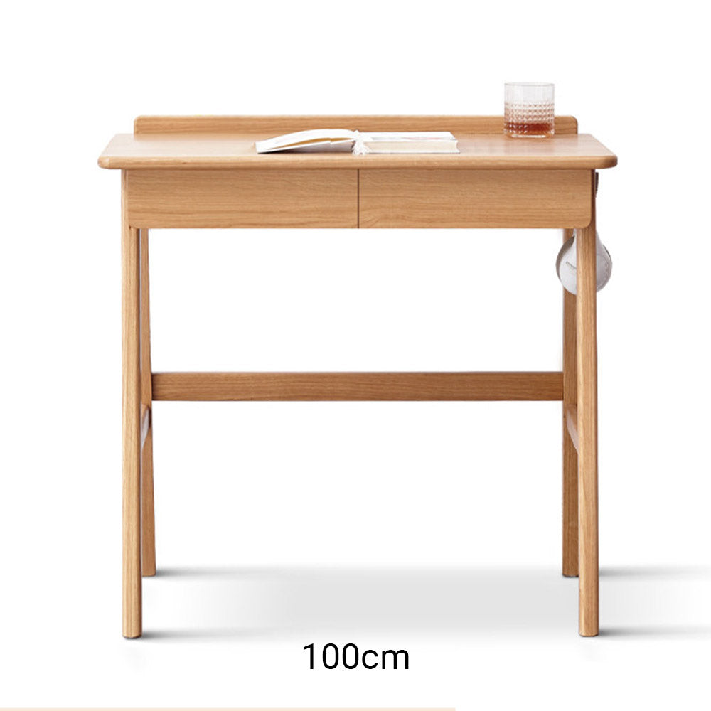 Narbonne Natural Solid Oak Office Desk